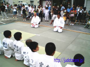 2008年5月　子供達の青空柔道大会